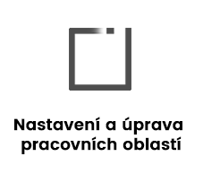 Nastavení a úprava pracovních oblastí